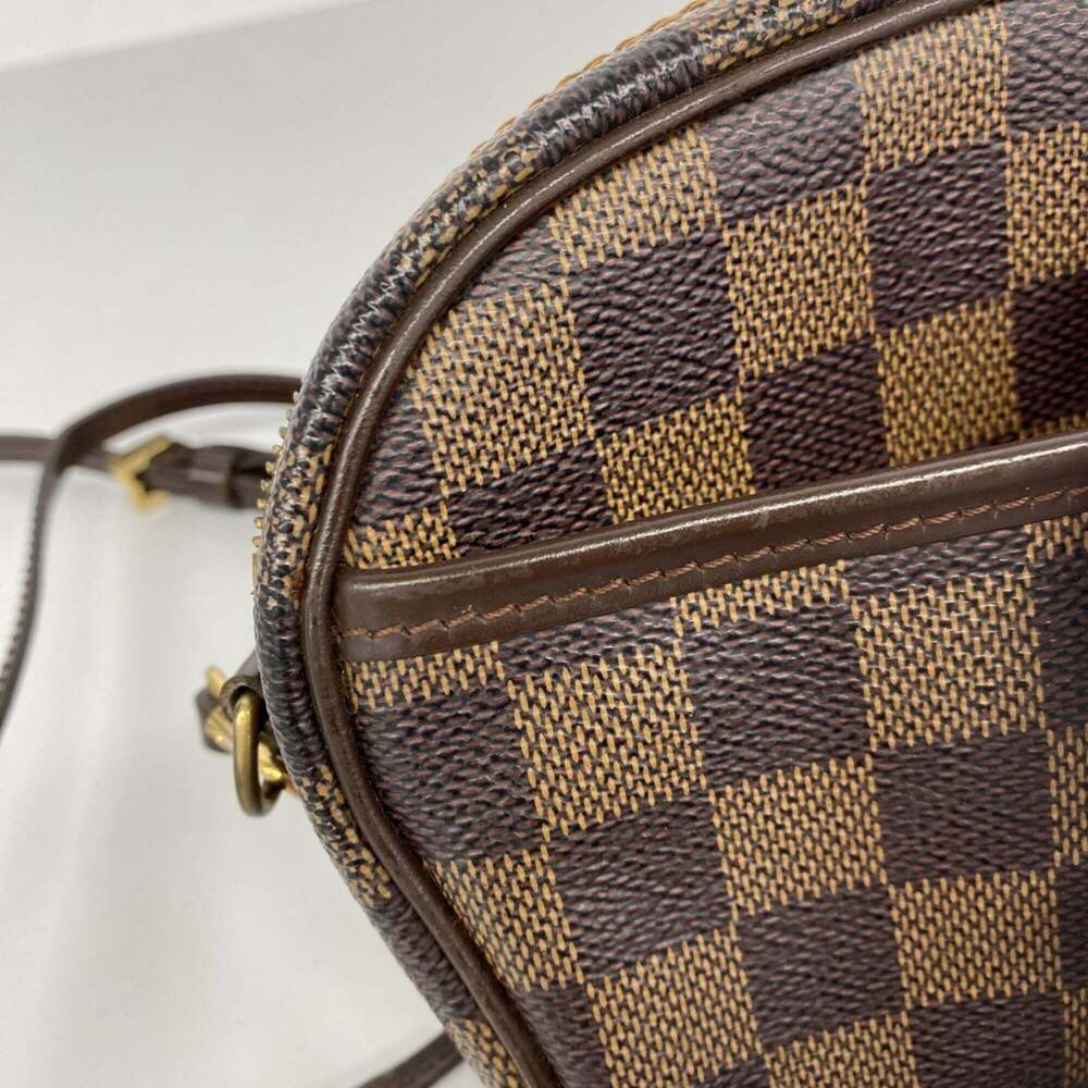 LOUIS VUITTON Authentic Brown Damier Pochette Shoulder Bag - Picture 10 of 11